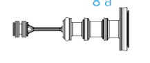 Valve à piston pour vanne simplex